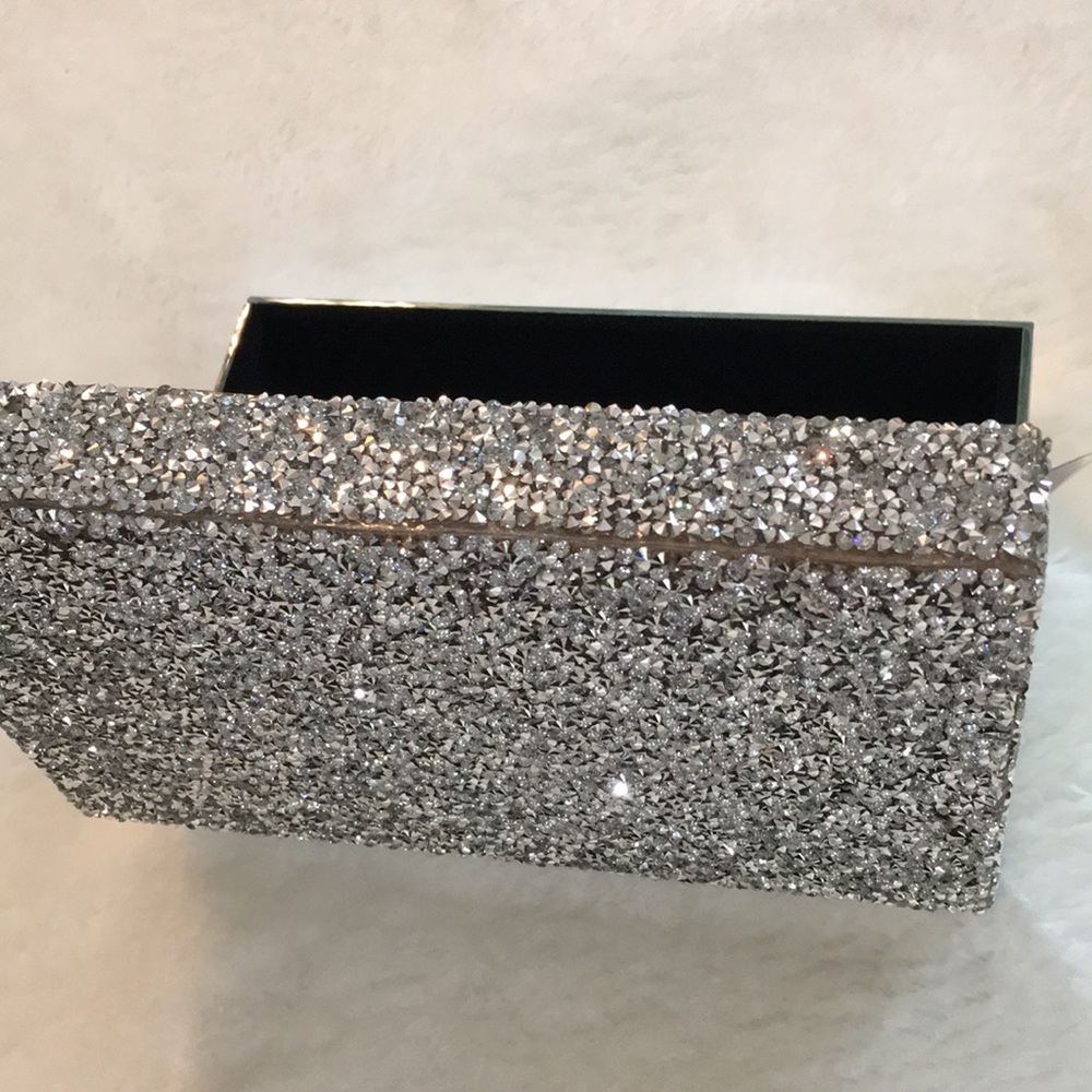 Allure by Jay Silver Sparkle Mirror Jewelry / Makeup / Storage Box - Picture 16 of 17